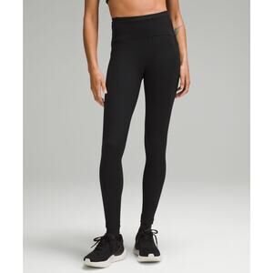 Lululemon 'Swift Speed' Black High-Rise Tight Size 2